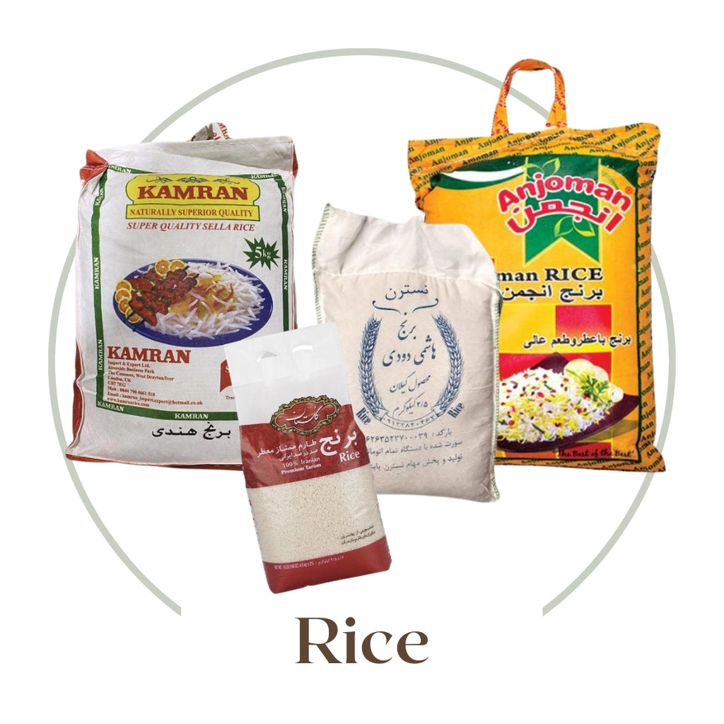 Rice, Persian Rice, Basmati Rice, Sella Rice